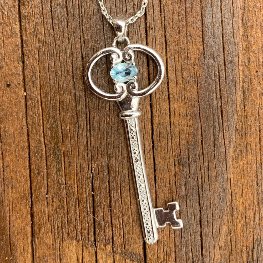 Sterling Silver Key necklace